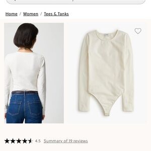 J crew bodysuit green